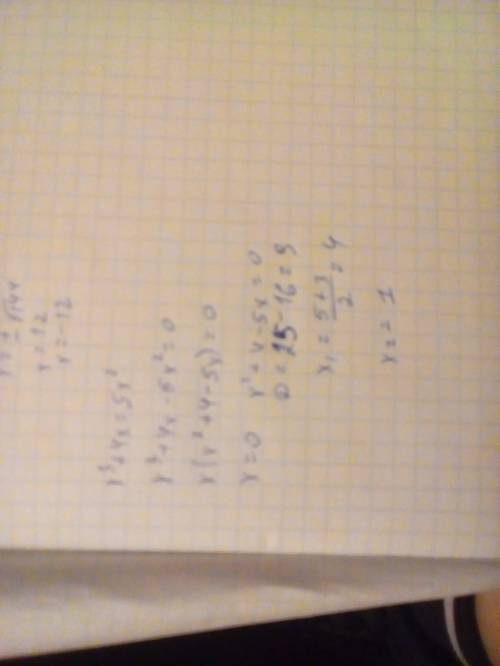 0,7x^4-x^3=0 0,5x^3-72x=0 x^3+4x=5x^2 понять как это делать