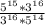 \frac{5^{15} *3^{16} }{3^{16}*5^{14} }