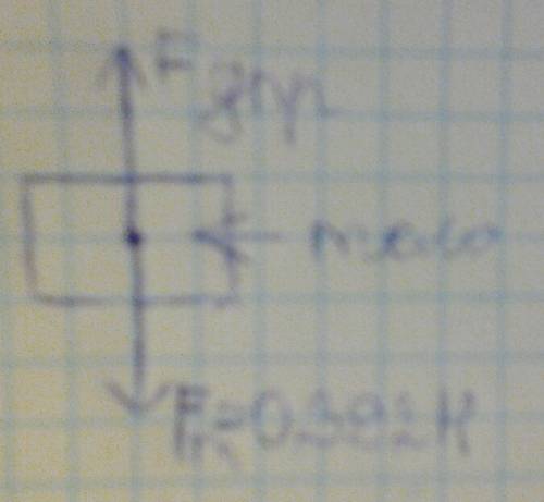 Определите вес тела массой 40 г. изобразите вес тела на рисунке
