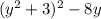 (y^2+3)^2-8y