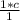 \frac{1 * c}{1}