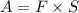 A = F \times S