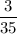 \dfrac{3}{35}