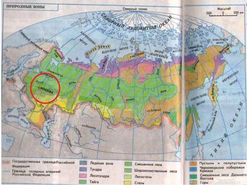 1. в каких природных зонах находится центральная россия? 2. с какими районами граничит центральная р