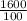 \frac{1600}{100}