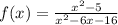 f(x)=\frac{x^2-5}{x^2-6x-16}