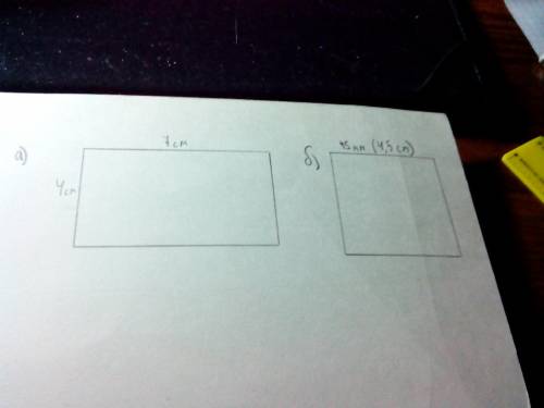 Постройте на нелинованной бумаге: а) прямоугольник со сторонами 7 см и 4 см б) квадрат со стороной 4