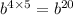 {b}^{4 \times 5} = {b}^{20}