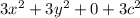 3x^2+3y^2+0+3c^2