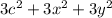 3c^2+3x^2+3y^2