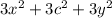 3x^2+3c^2+3y^2