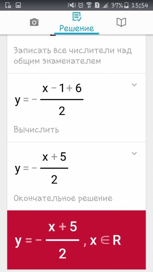 Построить график функции -y=(x-1)^2+3