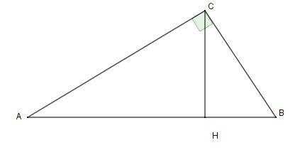 Впрямоугольном треугольнике abc из вершины прямого угла c проведена высота ch.чему равен отрезок bh,