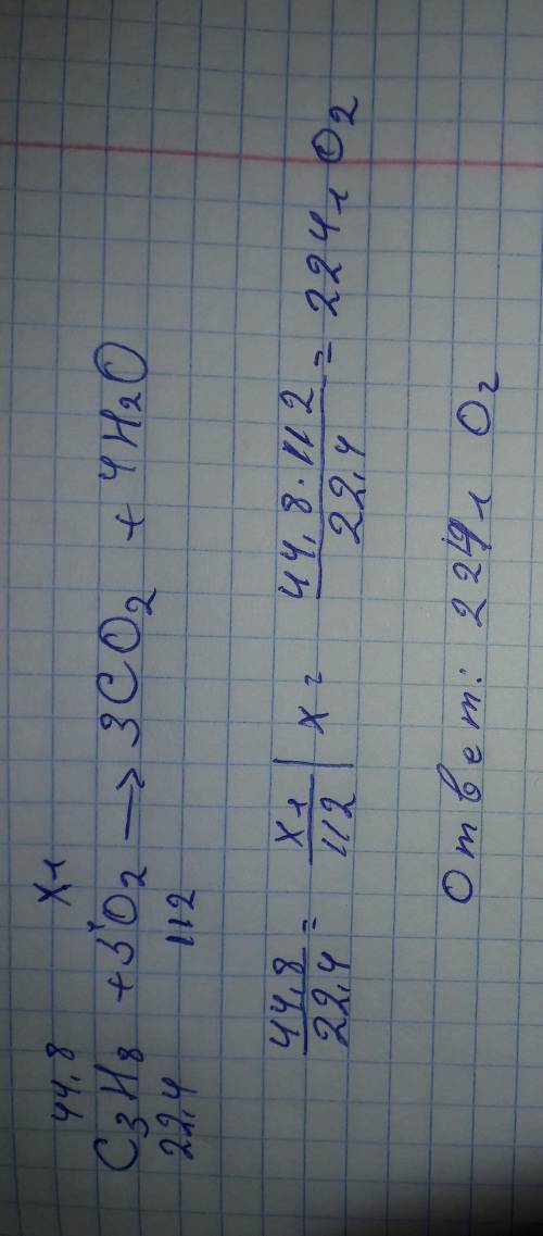 Решите по уравнению реакции горения углеводов. какой объём кислорода необходим для полного сгорания