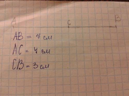 Начертание отрезок ав . на этом отрезке отметьте точку с. с начертите отрезок ab на этом отрезке отм