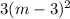 3(m-3)^2