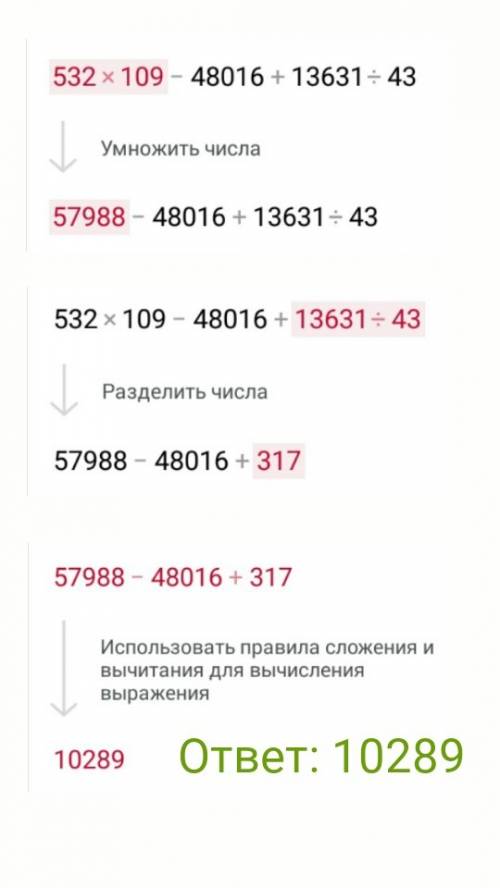 По действиям 532*109-48016+13631\43