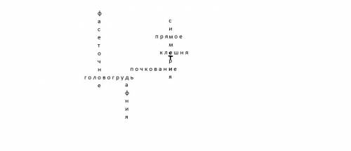 Кроссворд наоборот по беспозвоночным.