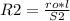 R2= \frac{ro*l}{S2}