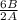 \frac{6B}{2A}