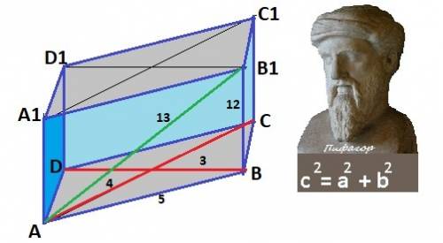 Добавлю 60 к правильному решённому если можно и с дано ещё ! основанием прямого параллелепипеда служ
