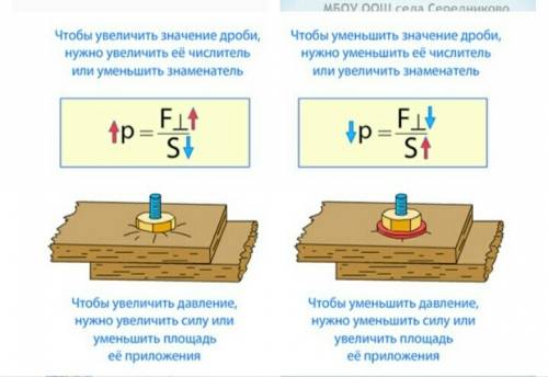 Каким путём можно увеличить давление твердого тела?