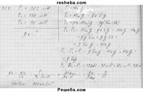 Ак решить номер 517 из перышкина по за 7 класс
