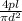 \frac{4pl}{ \pi d^{2}}