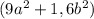 (9a^2+1,6b^2)