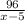 \frac{96}{x - 5}