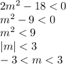 2m^2-18