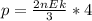 p=\frac{2nEk}{3}*4