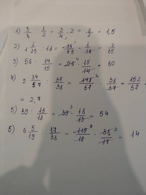 3/4÷1/2 1 1/35÷18 56÷14/15 2 34/57÷37/38 39÷13/18 6 5/19÷17/38