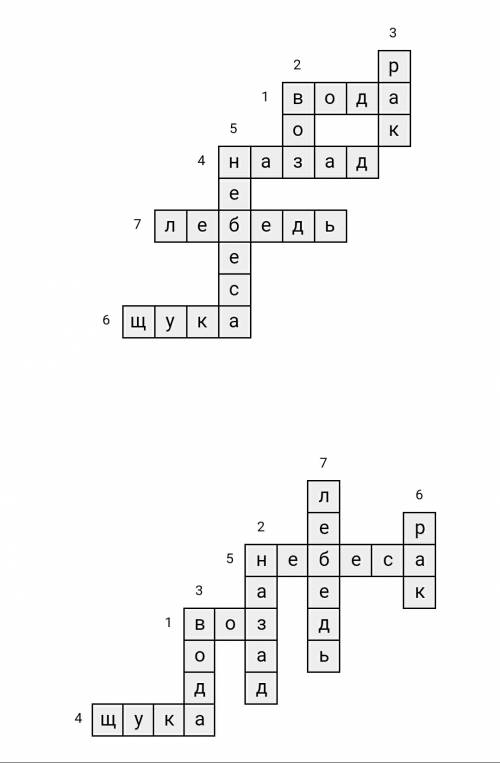 34 . кроссворд к твору л.глібов щука желательно фото.