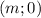 (m;0)
