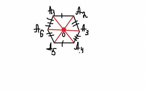 Дан шестиугольник a1 a2 a3 a4 a5 a6. его стороны a1 a2 и a4 a5, a2 a3 и a5 a6,a3 a4 и a6 a1 попарно