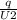 \frac{q}{U2}