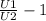 \frac{U1}{U2} -1