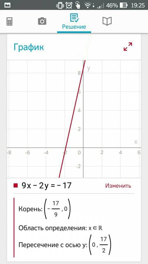 Сделать графическим ! 7х+2у=9 5х+2у=11 9х-2у=-17 х-2у=7 5х-2у=15 2х-у=17