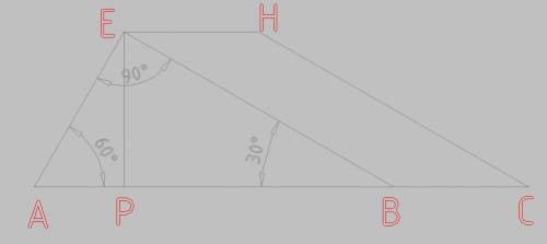 Основание трапеции 24 и 88 см углы при большем основании 30 градусов и 60 градусов найдите площадь т