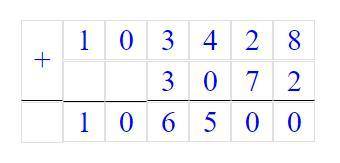 Вычислить: 208896: 68+(10403-9896)×204 (