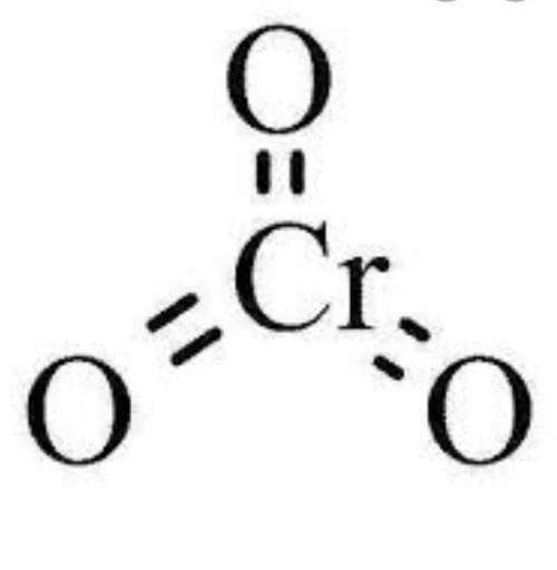 Написать структурную формулу хром 6+​