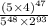 \frac{(5 \times 4) {}^{47} }{5 {}^{48} \times 2 {}^{93} }