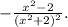 -\frac{x^2 - 2}{(x^2 + 2)^2}.