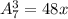 A_{7}^3=48x