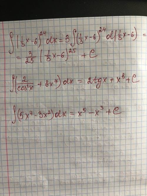 Fнайдите первообразные для данных функций 1). 2).