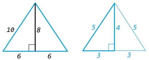 Два рівнобедрені трикутники мають рівні кути при вершинах які протилежні основам основа першого трик
