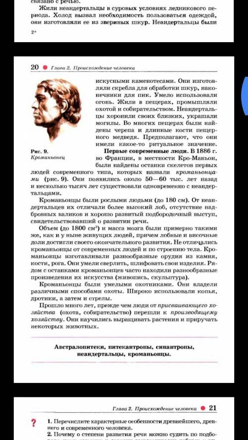 Составьте краткую таблицу на два столбца: «происхождение и развитие человека»