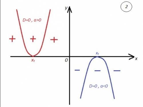 Если парабола находится выше оси ox, то будут ли решения у неравенства ax^2+bx+c> 0? например, x^