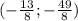 (-\frac{13}{8}; -\frac{49}{8})